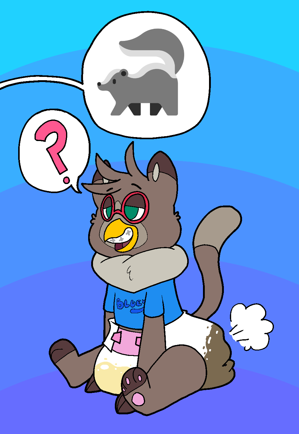 Me with a full stinky diaper!